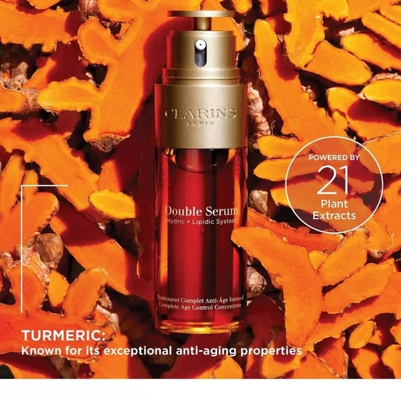 Clarins Double Serum Complete Age Control Concentrate 0.6oz - Picture 2 of 5